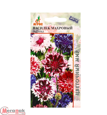 Василек мускусный Императорская Радуга 0,4 гр.  - фото
