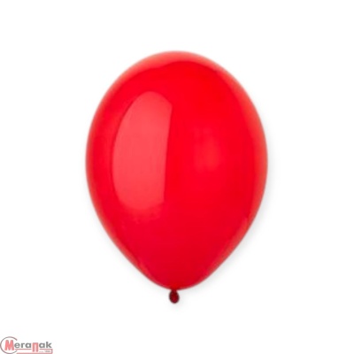 Шар латексный BELBAL (14''/36см) В 105/131 Кристалл Экстра Red 1 шт (1) Красный - фото