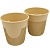 Стакан д/горячего 250мл ПП Крафт 1/13 Д80  Бежевый - фото