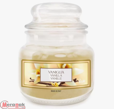 Свеча арома в банке SER Petali — Ваниль 510 гр, Vanilla, PTBJ010311, Италия Бежевый - фото