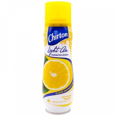 Освежитель воздуха Chirton Light Air Сочный лимон сухое распыление 300 мл  - фото