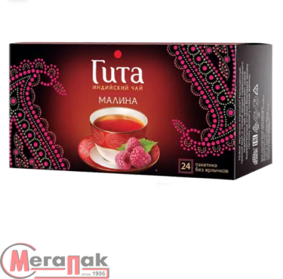 Чай Гита Малина POT TEA (1,5 гр.*24*18) №0661-18-1, арт. 00549799 Черный - фото