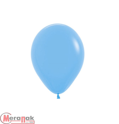 Шар латексный Sempertex (12''/30см) Голубой (040), пастель, 1шт. (1), Воздушные шары Голубой - фото