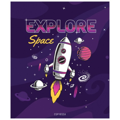 Тетрадь 48л., А5, клетка ArtSpace "Космос. Space missione" 294656  - фото
