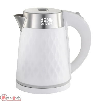 Чайник Homestar HS-1021 (1,7 л) белый, двойной корпус Белый - фото