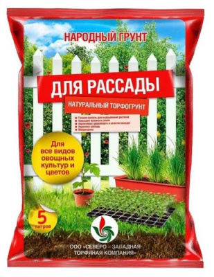 Грунт 5л для Рассады "Народный грунт", арт. 00013864  - фото