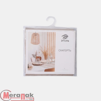 Скатерть Этель Kitchen, 150×110 +/- 5см см, бежевый, 100% хлопок, 7866001 Бежевый - фото