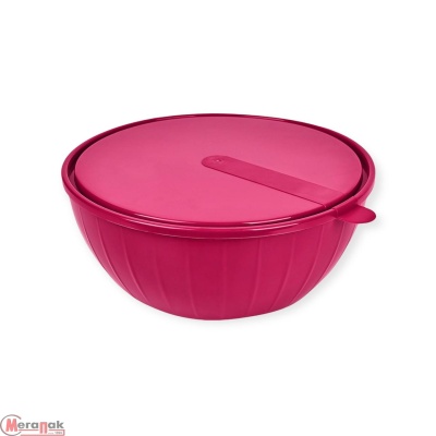 Салатник Sugar&Spice Vanilla с крышкой 5л брусника, SE186811054 (16) Бордо - фото
