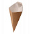 Коробка карт 200*80*260 ECO CONE L (25/400/480/640) Коричневый - фото