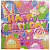 Алмазная мозаика-открытка одинарная HAPPY BIRTHDAY 18х18см TZ 13631  - фото
