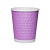 Стакан бумажный д/гор двуслойный 250мл Д80 Bubbles лаванда 40шт, арт. 65756 Лавандовый - фото