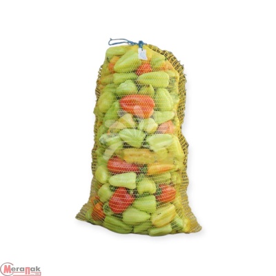 Мешок сетчатый 40*60 желтый 1/100 (20кг) Желтый - фото
