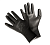 Перчатки полиэстеровые, черные, (L), арт. KPSP092 Черный - фото