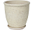Керамический горшок Бежевый камень V3,4 D18 Готика борт, арт. 568883 Бежевый - фото