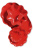 Тарелка бумажная Д=18,5 (1/10шт) RED 46TC Красный - фото