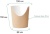 Коробка для снеков 108(88)*108 OSQ SNACK BOWL L (10шт) Коробка для снеков 108(88)*108 OSQ SNACK BOWL L (10шт) Коричневый - фото
