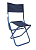 Стул туристич. "СЛЕДОПЫТ" складной со спин,бол. 420х490х940мм,труба сталь 25х1мм(рипстоп т.син.) (5) Синий - фото