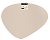 Мат на стол треугольный BEIGE 45х36см, DM9896  - фото