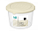 Контейнер для продуктов "Asti" круглый 0,8л (светло-бежевый),  арт. 221100625/01 Бежевый - фото