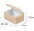 Коробка 150*91*70 OSQ Fast Food Box L (25шт) Коробка 150*91*70 OSQ Fast Food Box L (25шт) Коричневый - фото