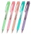 Ручки шариковые автоматические с грипом BRAUBERG "PASTEL", СИНИЕ, набор 5 шт., 44470 (12) Микс - фото