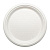 Тарелка эко круглая белая d26 1/50, арт. KS-P010 Белый - фото