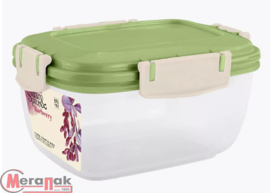 Контейнер для продуктов Sugar&Spice Barberry герметичный 0,45л прямоугол. фисташка, арт. SE224510050 Фисташковый - фото