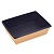Коробка 400 мл 120/145*85/96*45 OSQ OpSalad 400 Black Edition (50/800) Коричневый - фото