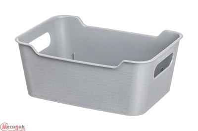 Корзинка универсальная "Mango" 2,4л. 230х160х90мм (серый) 223300235/06 Серый - фото