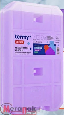 Аккумулятор холода Termy, гелевый, мягкий, 600 мл, 0 С Фиолетовый - фото