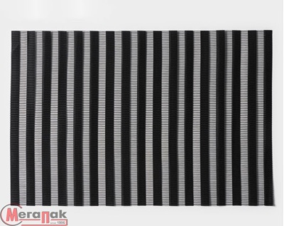 Салфетка сервировочная Magistro (полосы), 30*45 см, черная, 1 шт, 9730661 Черный - фото