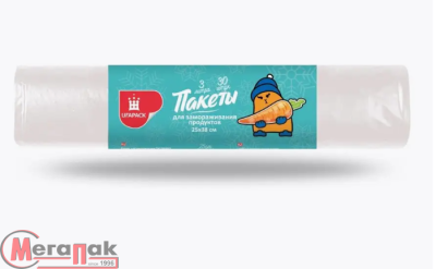 Пакеты д/замораживания продуктов 25*38, 30 шт, арт. П31274 Прозрачный - фото