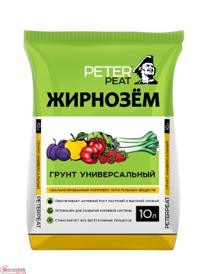Грунт 10л "Жирнозем" универсальный, Ж-01-10  - фото