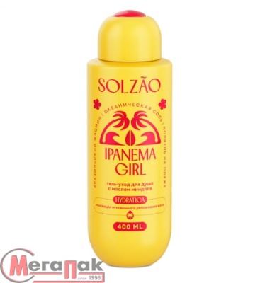 Гель для душа Solzao Ipanema GirI 400мл, арт. 016.122642.01 Микс - фото