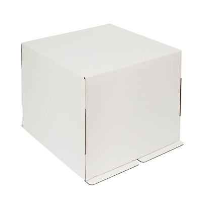 Коробка для торта СТАНДАРТ 300*300*300 белая 3061  - фото