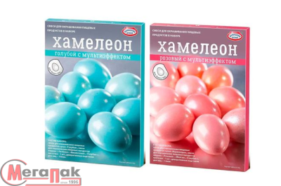 Набор для декорирования яиц «Хамелеон» розовый / голубой, hk59202 / 82073 / 81654  - фото