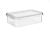 Комплект Контейнер 1,0л прозрач + Крышка д/контейнера 1,0 л (191*129мм) Прозрачный - фото