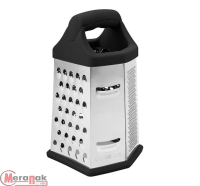 Тёрка 6-ти сторонняя Nordic AT-K3115 Серебро - фото
