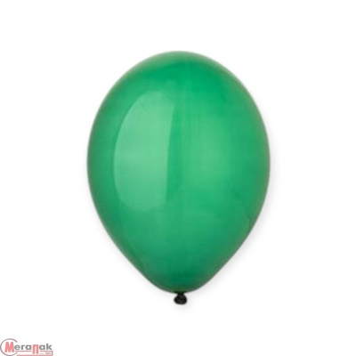 Шар латексный BELBAL (14''/36см) В 105/035 Кристалл Экстра Green 1 шт (1) Зеленый - фото