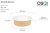 45шт Круглый контейнер OSQ ROUND BOWL 620 с купольной пластиковой крышкой d150 45шт Круглый контейнер OSQ ROUND BOWL 620 с купольной пластиковой крышкой d150 Коричневый - фото