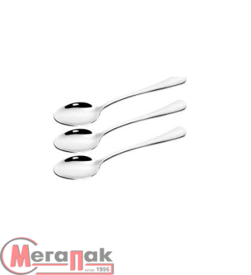Ложка столовая Mielaje, 3 шт. 812 (12/72) Серебро - фото