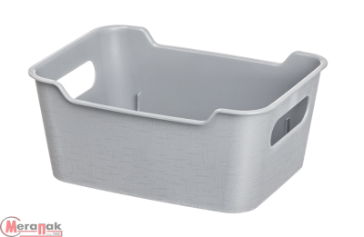 Корзинка универсальная "Mango" 1.5л. 190х140х80мм (серый) 223300135/06 Серый - фото