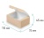 Коробка 115*75*45 OSQ Fast Food Box S (25шт) Коричневый - фото