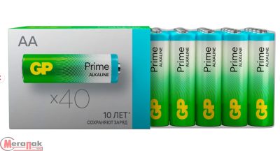Элемент питания GP Super Alkaline G-Tech 15А АA - 40 шт. в пленке  - фото