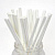 Трубочка бумажная белая 6*197мм 1/250, 430 Белый - фото