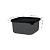 Контейнер для продуктов Sugar&Spice Black квадратный 0,4л с гибкой крышкой, SE167910621 (18) Черный - фото
