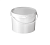 Комплект Ведро 5,5л белое + Крышка д/ведра 5,5л белая (D-230мм) Белый - фото