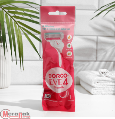 Станок для бритья Dorco Eve 4 одноразовый жен.  - фото