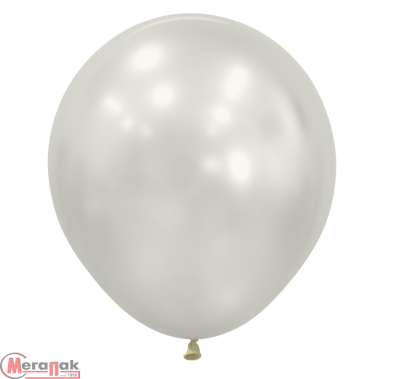 Шар латексный Sempertex (18''/46 см) Устрично-белый (806), шелк, 1 шт.(3), Воздушные шары Белый - фото