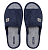 Туфли домашние мужские открытые J2023-01 (синий, 45 (QR)) Синий - фото